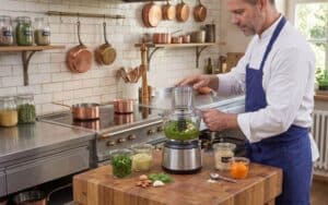 Zerkleinerer mit 2 Messern für kleine Portionen